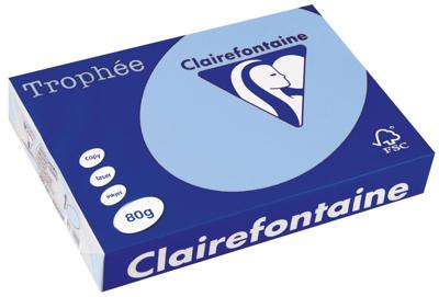 Clairefontaine Trophée gekleurd papier, A4, 80 g, 500 vel, helblauw