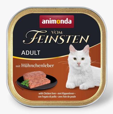 ANIMONDA Vom Feinsten Adult Chicken liver - nat kattenvoer - 100g