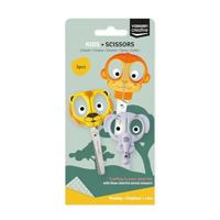 Vaessen Creative • kinderscharen set aap olifant leeuw 3st. - thumbnail