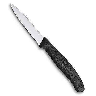 Victorinox Schilmesje gekarteld zwart - thumbnail