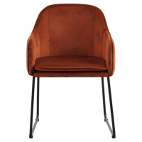 Benthe Rust Copper Velvet-12203 - thumbnail