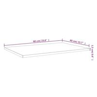 Wandschappen 4 st 60x40x1,5 cm bewerkt hout bruineikenkleurig - thumbnail