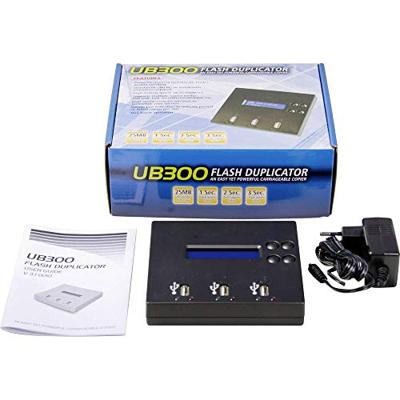 2-voudig USB-kopieerstation Renkforce UB300 USB-A 2.0 Draagbaar 2-voudig USB-kopieerstation Renkforce UB300 USB-A 2.0 Draagbaar