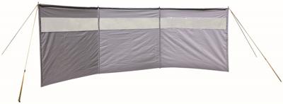 Eurotrail Dunes Met Raam Windscherm Grijs 480x145cm Eurotrail Dunes Met Raam Windscherm Grijs 480x145cm