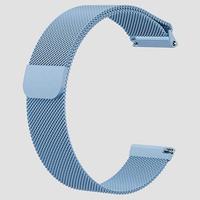 Fitbit Versa 1 / 2 & Lite milanese bandje - Maat: Large - Lichtblauw - thumbnail