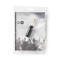 Nedis XLR-Adapter | XLR 3-Pins Male naar 6,35 mm Male | 1 stuks - COTP15943BK COTP15943BK - thumbnail