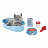 Ecoiffier kat met accessoires - 9dlg. - thumbnail