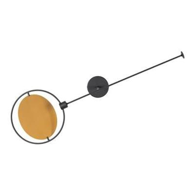 Zuiver Wandlamp 'Sirius' 125cm breed, kleur Zwart/Goud Zuiver Wandlamp 'Sirius' 125cm breed, kleur Zwart/Goud