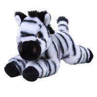 Wild Republic knuffel zebra Ecokins Mini junior 20 cm pluche wit/zwart - thumbnail