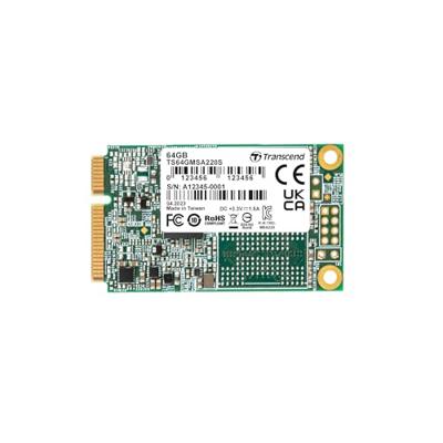 Transcend 220S 64 GB mSATA SSD harde schijf SATA 6 Gb/s Retail TS64GMSA220S