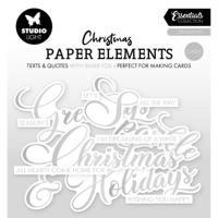 Studio Light • essentials paper elements silver sentiments classic - thumbnail