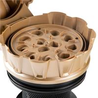 Zakloze cilinderstofzuiger - DOMO - DO7297S - 700 W - 2,5 L - 79 dB - Zwart / Goud - thumbnail