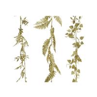 Guirlande glitter kunststof goud 180cm - thumbnail