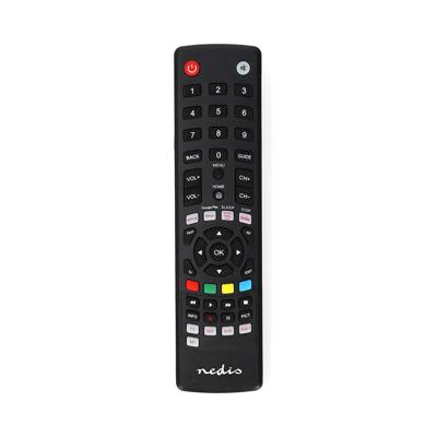 Nedis TVRC2340BK Universele Afstandsbediening Voorgeprogrammeerd 4 Apparaten Amazon Prime / Disney + Button / Google Play Knop / Netflix Knop / Youtube Knop Infrarood Zwart