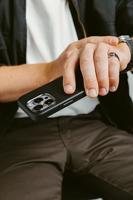 Nomad Traditional Horween lederen hoesje iPhone 16 Pro Max - Black - thumbnail