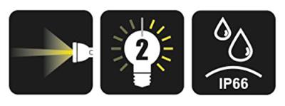 Beta 1833 L-Ultra Heldere Led Zaklamp - 018330004