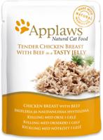APPLAWS Chicken Breast with Beef in Jelly - nat kattenvoer - 70g - thumbnail