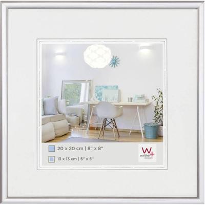 walther+ design KV220S Wissellijst Papierformaat: 20 x 20 cm (b x h x d) 21 x 21 x 1.4 cm Zilver