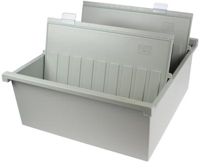 HAN 954-0-11 954-0-11 Kaartenbak Lichtgrijs Aantal kaarten (max.): 1.300 kaarten DIN A4 liggend
