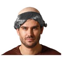 Pruik Grijs Kale plek - thumbnail