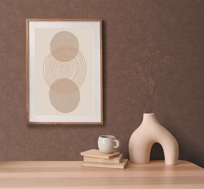 Livingwalls Smart Surfaces - Bruin - Structuur - 395671