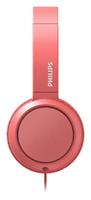 Philips H4105Rd/00 On-Ear-Koptelefoon Met Microfoon (Afstandsbediening In Snoer, Opvouwbaar Design, Schuine Aansluiting, Gewatteerde Hoofdband, Geluidsisolatie) Rood - 2020/2021 Model - thumbnail