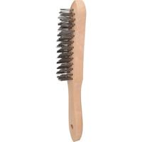 Brilliant Tools BT706002 Stalen handdraadborstel 4 rijen, 290 mm - thumbnail