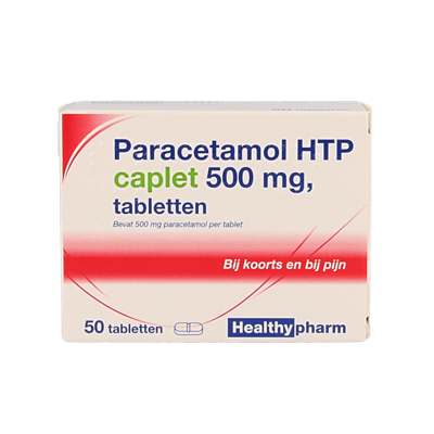 Healthypharm Paracetamol 500mg Caplet 50st Healthypharm Paracetamol 500mg Caplet 50st