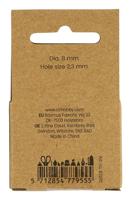 Creativ Company Waskralen, d 8 mm, gatgrootte 2,3 mm, parelmoer, 22 stuk/ 1 doos - thumbnail