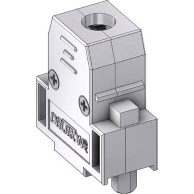 Deltron Connectors CTLM09RM3 D-sub behuizing Aantal polen: 9 Kunststof, gemetalliseerd 180 ° Metaal 1 stuk(s)