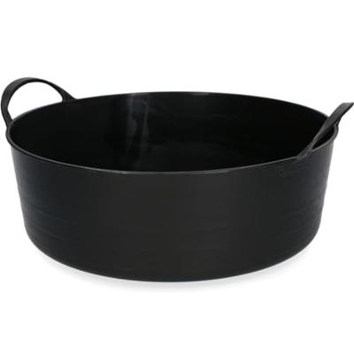 Emmer V-Trug Flexi Zwart 6 L