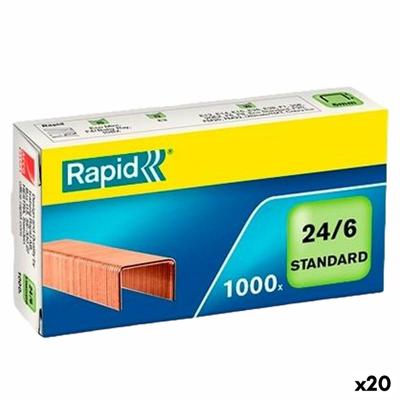 Nietjes Rapid Standard 24/6 6 mm (20 Stuks)