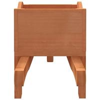 VidaXL Plantenbakken kruiwagen 2 st 47x15x19 cm massief vurenhout - thumbnail