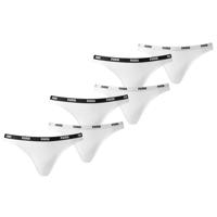 Puma Bikini Slip Dames Wit 6-Pack-S - thumbnail