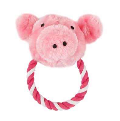 Nobleza Hondenknuffel met touw - Varkentje