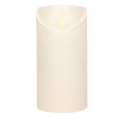 Kaars Parel Wax Rustiek Bewegende Vlam 7,5X15Cm 3Xaaa/Timer Anna's Collection - Annas collection