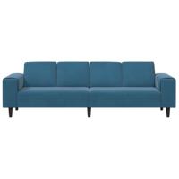 Bankstel Blauw Fluweel - thumbnail