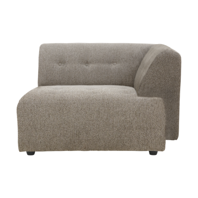 HKliving Vint bank right divan Sneak Beige