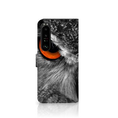 Sony Xperia 1 IV | Telefoonhoesje | Met pasjeshouder | Uil