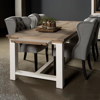 Tower Living Eettafel 'Parma' 240 x 100, kleur wit Tower Living Eettafel 'Parma' 240 x 100, kleur wit