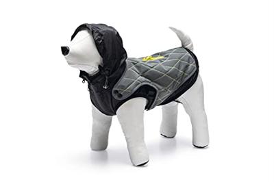 Beeztees Hondenjas Safety Gear Allia reflecterend grijs verschillende maten, maat:32 cm