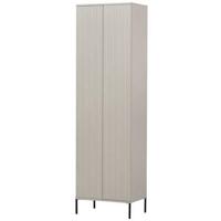 WOOOD Opbergkast 'New Gravure' Grenenhout, 210 x 60cm, kleur Dust - thumbnail