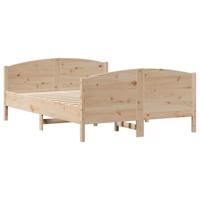 Bedframe zonder matras massief grenenhout 120x200 cm - thumbnail