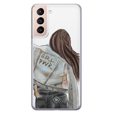 Samsung Galaxy S21 siliconen hoesje - GRL PWR