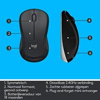 Logitech MK540 Advanced Azerty BE - thumbnail