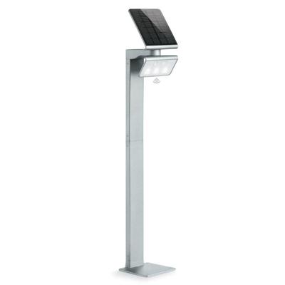 Steinel 671211 Xsolar GL-S Staande lamp op zonne-energie met bewegingsmelder LED LED vast ingebouwd 1.2 W Zilver