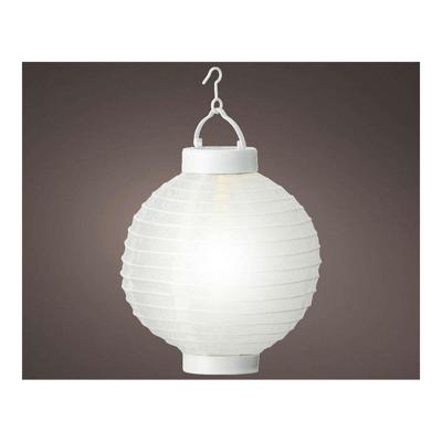 Led solar lantaarn d20cm 1l w.wit