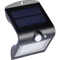 V-TAC 8277 VT-767-2 Wandspot op zonne-energie met bewegingsmelder LED 1.5 W Zwart - thumbnail