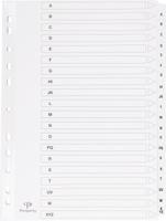 Pergamy tabbladen met indexblad, ft A4, 11-gaatsperforatie, A-Z met 20 tabs - thumbnail