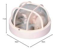 Wandlamp EDM 34352 Tarragona Wit Kristal Plastic 40 W E27 - thumbnail